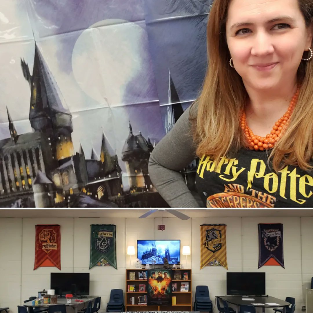 cdwilkins2's tweet image. We are not done celebrating #SchoolLibraryMonth @Library_PVMS HP morning included chocolate wands, golden snitches, trivia and much more! Join us next Thurs morning for Throwback Thursday! #spslib #bestjobever