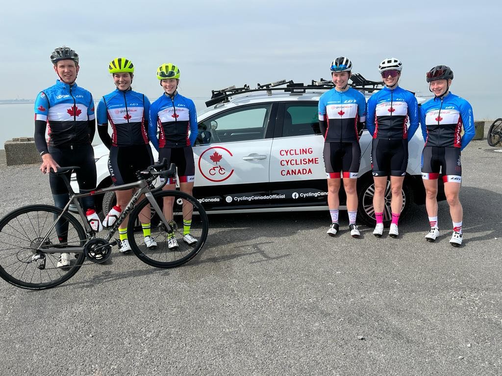 Cycling Canada (@cyclingcanada) on Twitter photo Our Junior women's 🚴🚴 is off to the Netherlands 🇳🇱 with coach <a href="/NigelEllsay/">Nigel Ellsay</a> to race Omloop van Borsele this weekend!
Notre équipe féminine junior est présentement aux 🇳🇱 pour la course Omloop van Brosele qui débute ce vendredi!
Best of luck 👏👏 Our Junior women's 🚴🚴 is off to the Netherlands 🇳🇱 with coach <a href="/NigelEllsay/">Nigel Ellsay</a> to race Omloop van Borsele this weekend!
Notre équipe féminine junior est présentement aux 🇳🇱 pour la course Omloop van Brosele qui débute ce vendredi!
Best of luck 👏👏
