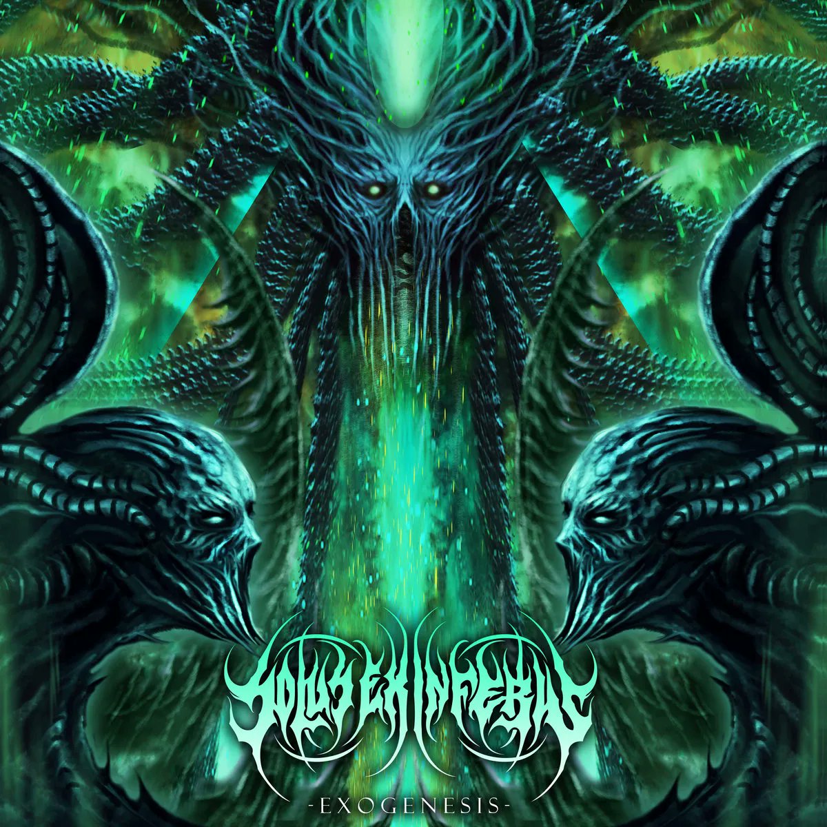 newmetalalbums1's tweet photo. International Death Metal outfit SOLUS EX INFERIS released their new EP "Exogenesis" on Apr 15, 2022 independently. Any favorite tracks? #solusexinferis #exogenesis #deathmetal #technicaldeathmetal #heavymetal #techdeath #extrememetal #metalmusic #metalband @SolusExInferis https://t.co/NT5agla9s6
