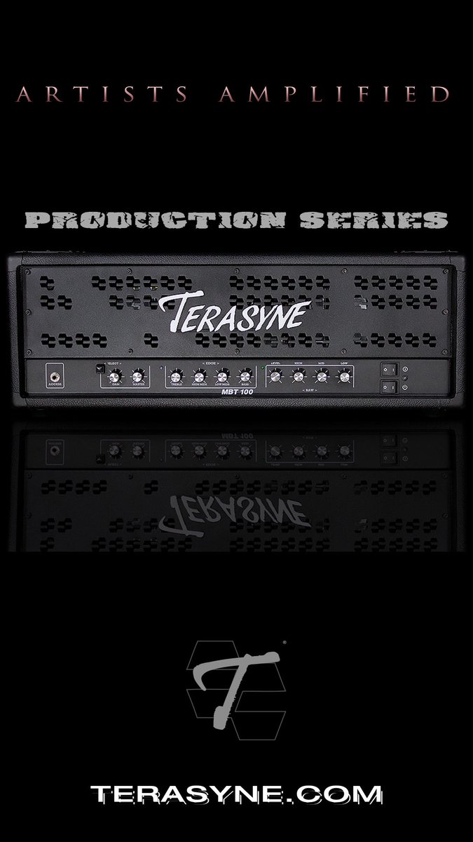 Terasyne's tweet photo. Tone Warriors - the MBT 100 has all the headroom you’ll need
100 watts, 2 channels, tube driven true bypass fx loop
#Terasyne #artistsamplified #tonewarriors #MBT100 #musicequipment #gear #speakerenclosure #cabinet #metal #heavymetal #rock #guitarplayer #guitarist #stage #studio https://t.co/O4z3eEnhDM