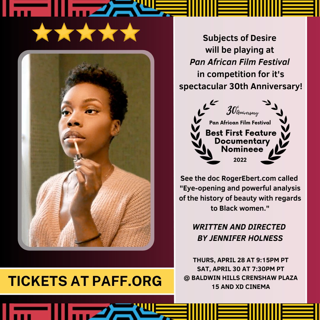 SODdocumentary's tweet photo. Hey #beautiful people! We are โจONE WEEK AWAYโจ from the first screening of Subjects of Desire at @PAFFNOW in #LosAngeles !! Get your tickets to see the 'Best First Feature Doc' nominated film! https://t.co/sXKtRIQEXE https://t.co/cDP9g3sRA8