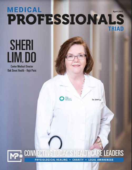 OakStreetHealth's tweet photo. Our very own Dr. Sheri Lim is the cover feature of the April 2022 issue of Medical Professionals Triad! She talks about how our care model improves the patient experience and the OSH culture. Read here: https://t.co/43nsqfAQcj
#TeamOaky #NorthCarolina #ValueBasedCare #PrimaryCare https://t.co/rgk6UmdK8y