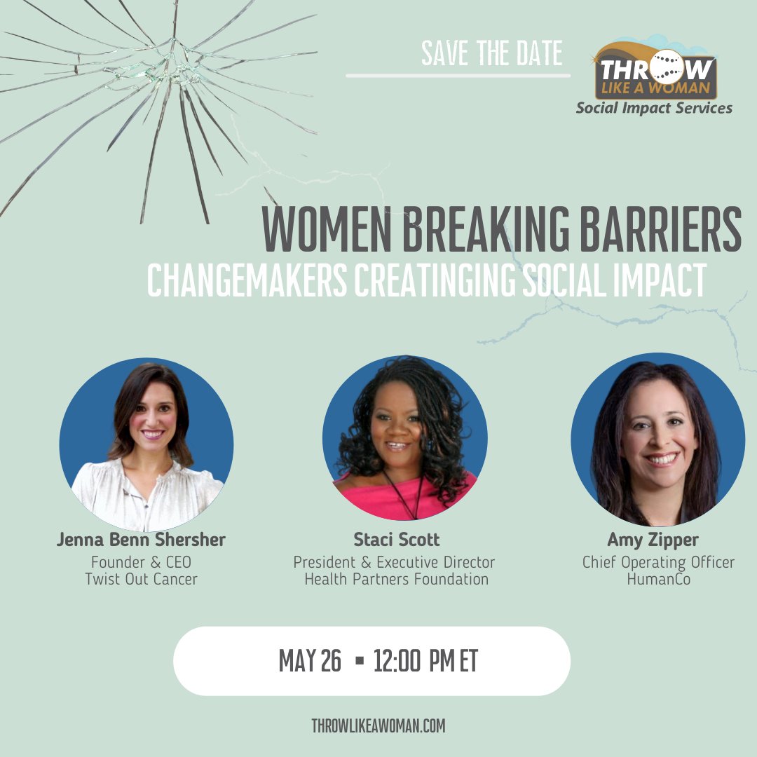 Throw Like a Woman, LLC (@throwlikeawoman) on Twitter photo 💬 Engage with Changemakers 5/26! - mailchi.mp/65447bc152bd/l… 💬 Engage with Changemakers 5/26! - mailchi.mp/65447bc152bd/l…