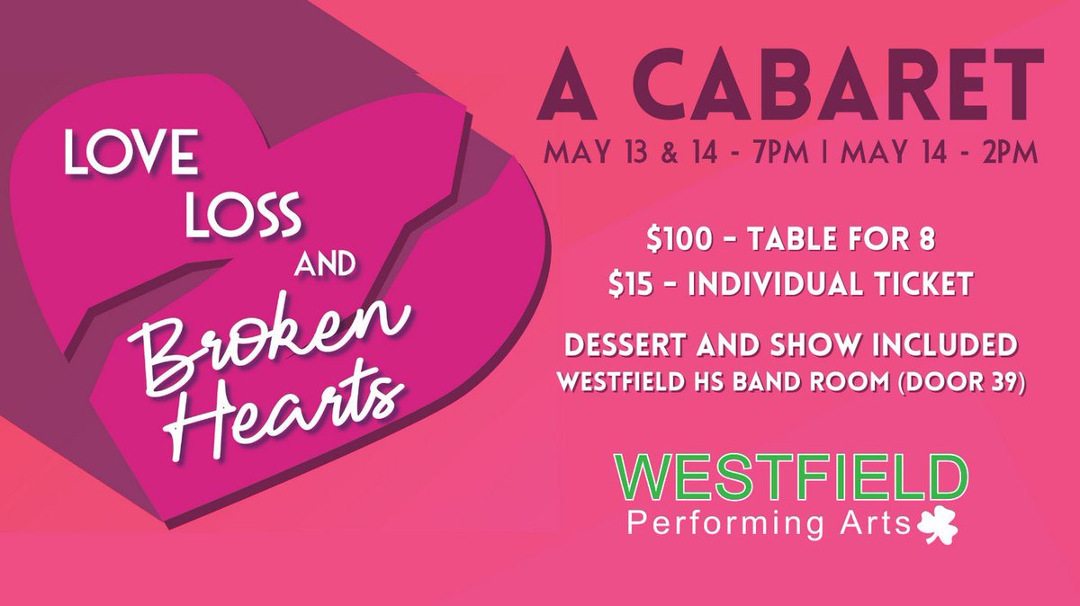 Come to the Cabaret! Featuring members of WHS Performing Arts