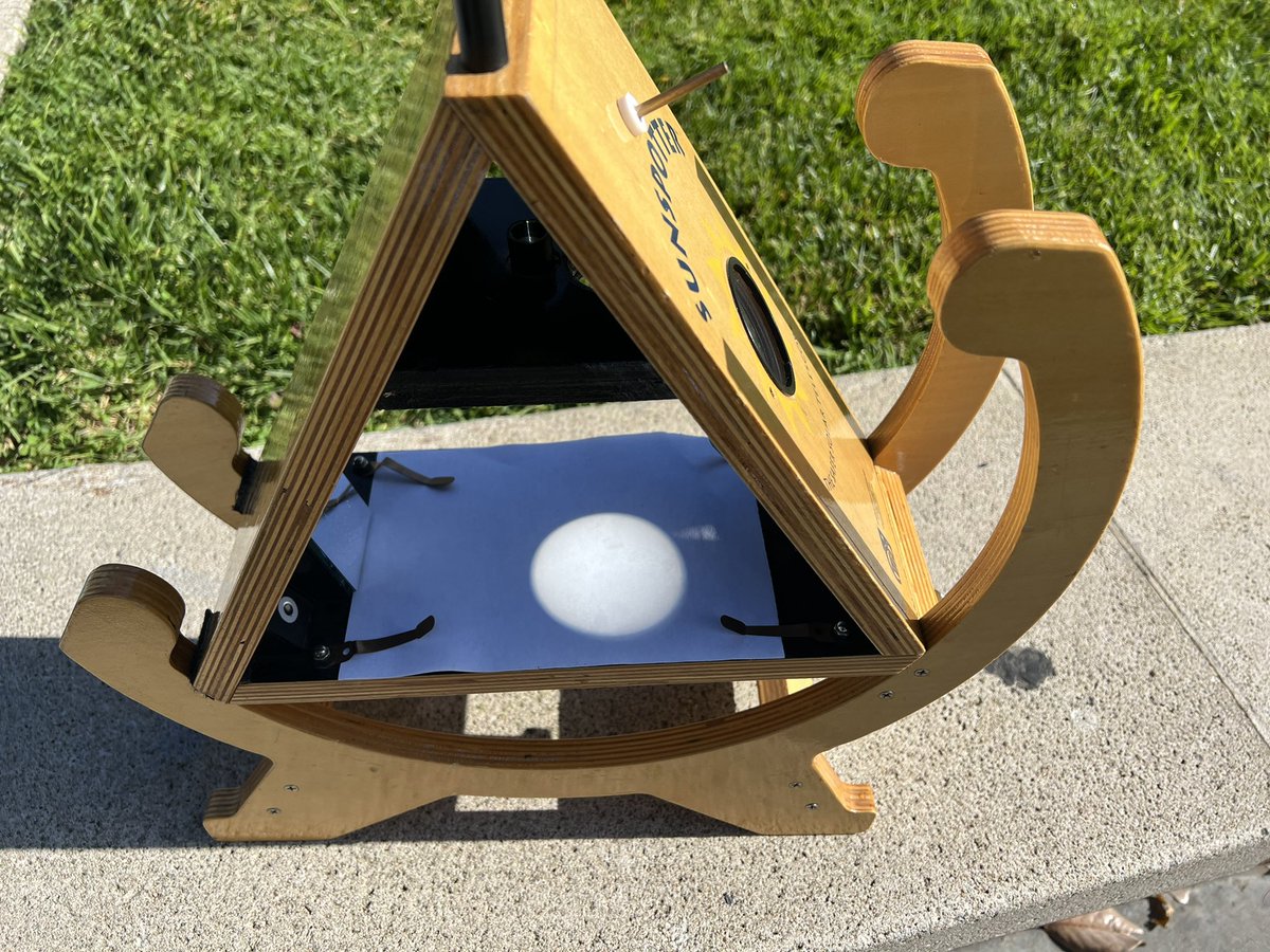 Today <a href="/csufphysics/">CSUF Physics</a> astronomy 101 class is going to be looking at sunspots and hydrogen alpha. Very cool science. Check it out in the quad. #dontstareintothesun. <a href="/calstate/">The CSU</a>