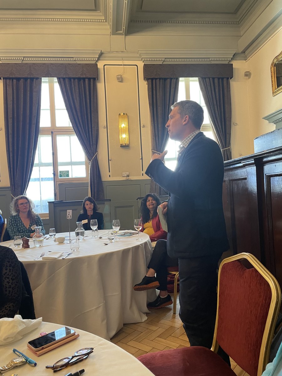 ladyvalcorbett's tweet photo. What an excellent #ladyvalnetwork event today. Thanks so much to @JamesTCobbler for speaking. He was insightful, inspiring and thought-provoking and we all thoroughly enjoyed hearing from him. Please do join us for our next event in June! https://t.co/WSYCMNW7tW