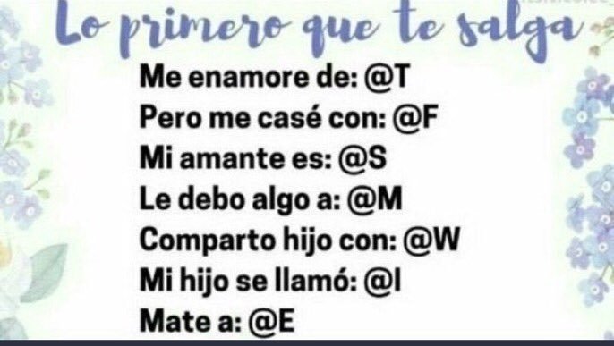 Me enamoré de <a href="/troublcfindsme/">𝐇𝐀𝐑𝐑𝐘.</a>
Pero me casé con <a href="/CestLaVeelaVie/">𝐅𝐋𝐄𝐔𝐑 𝐃𝐄𝐋𝐀𝐂𝐎𝐔𝐑.</a>
Mi amante es @filleorageuse
Le debo algo a <a href="/theunkcnwnone/">𝐃𝐎𝐑𝐎𝐓𝐇𝐄𝐀</a>
Comparto hijo con <a href="/bravestxweasley/">𝑮𝑰𝑵𝑵𝒀 𝑾𝑬𝑨𝑺𝑳𝑬𝒀</a>
Mi hijo se llamó <a href="/slyxdeatheater/">𝑪𝑨𝑺𝑺𝑰𝑶𝑷𝑬𝑨 𝑳𝒀𝑹𝑨 𝑩𝑳𝑨𝑪𝑲</a>
Maté a <a href="/xAYoungWizard/">𝐄𝐑𝐖𝐈𝐍 𝐉. 𝐑𝐈𝐕𝐄𝐑𝐓𝐈𝐃𝐄.</a>