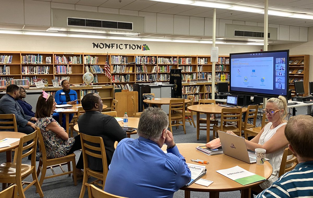 Today’s breakout session for our 9-12 principals was provided by #Edmentum