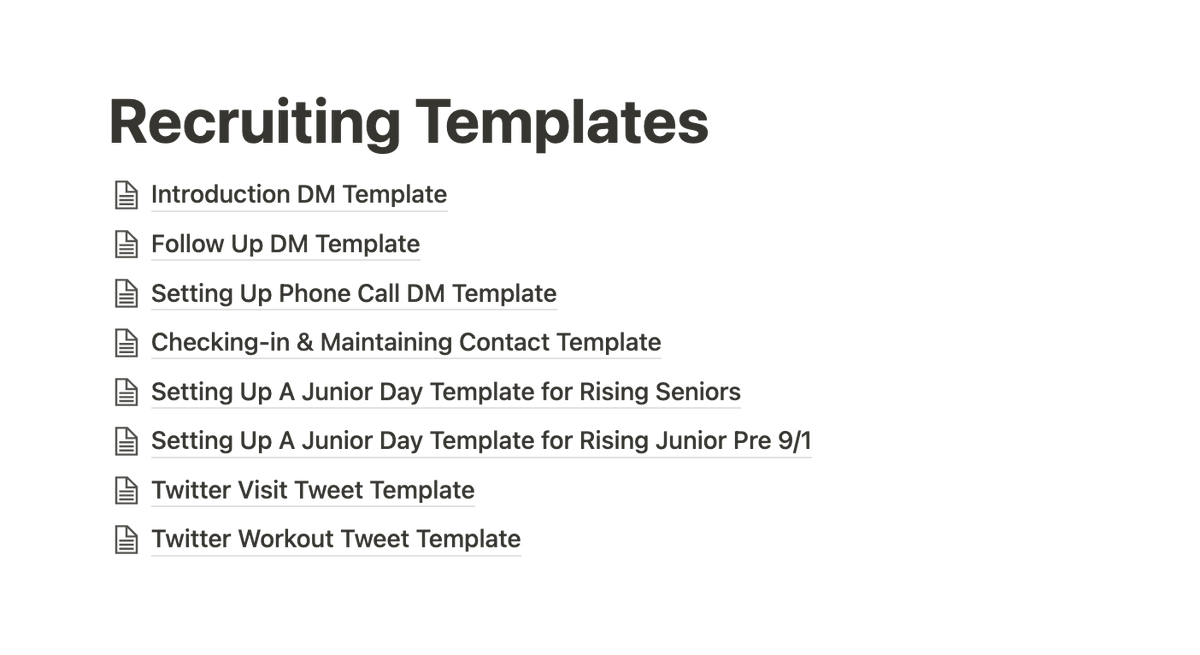 brendancahill_'s tweet photo. Not sure what to say to college coaches? I've got a template for any occasion to help you start conversations. Here's the link, free ↓ https://t.co/sK94f92Tvt https://t.co/gB1fqRRARy