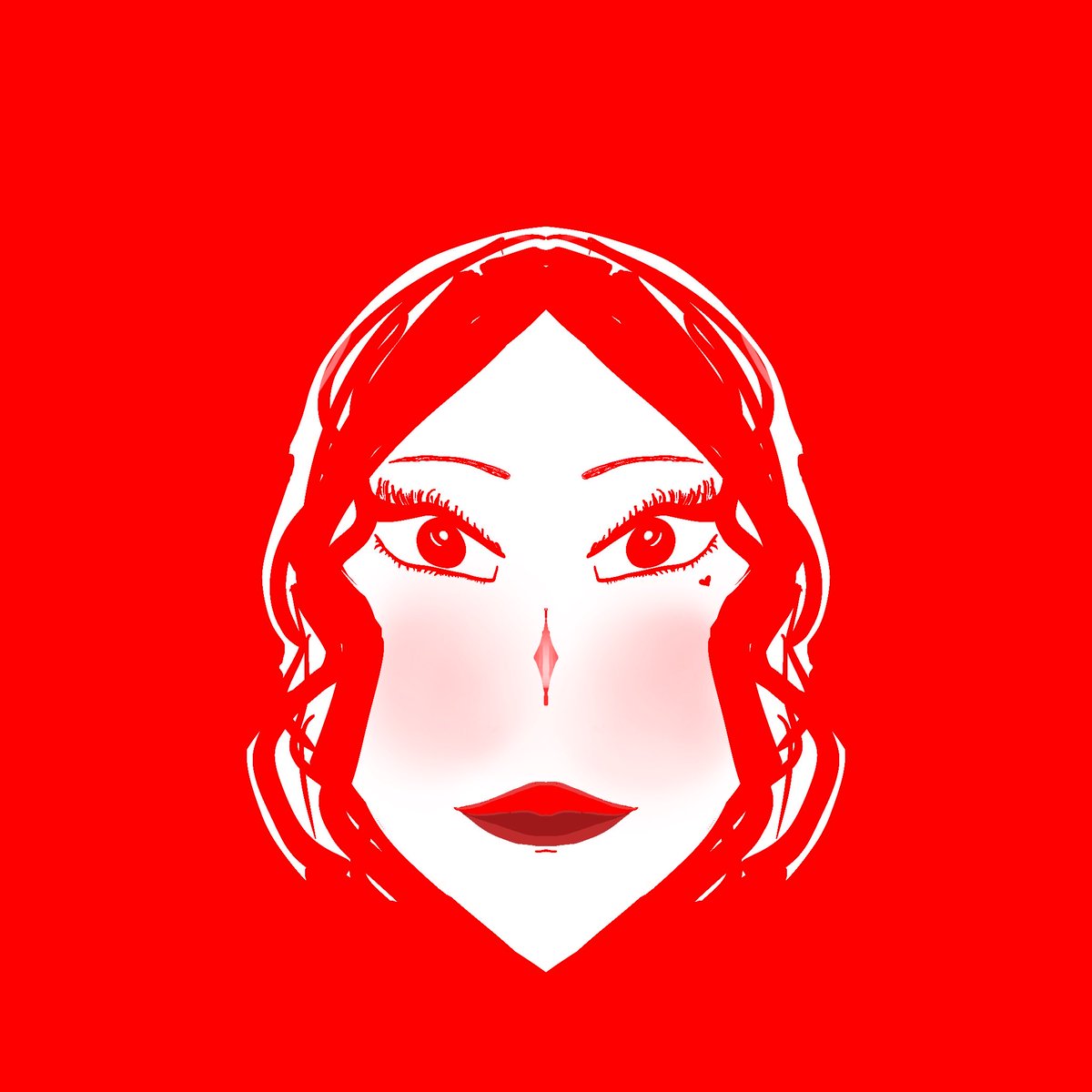 BirdsongChia's tweet photo. Gn frens! Experimenting some more. #digitalart #digitalartist #artist #NFTartist #NFTs #NFT #redcolor #1color #red https://t.co/nVdgZhGZK2