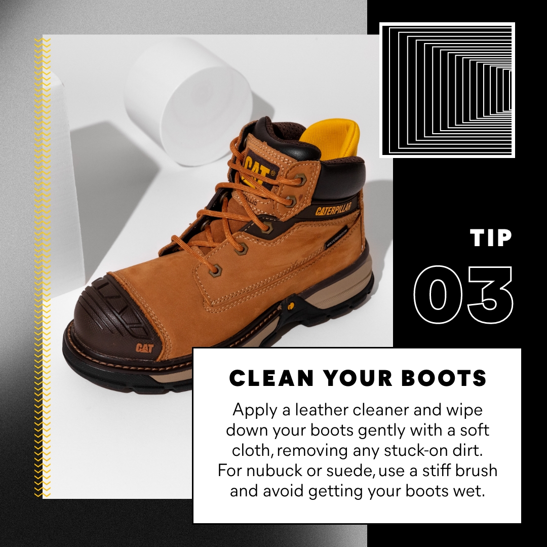CatFootwear's tweet image. Here are 4 Tips: How to Care for your Boots and Shoes.

#CatFootwear #BootCare #EarthWeek #Sustainability #EarthDay2022

More tips on our blog: ow.ly/qTu750IOXPo