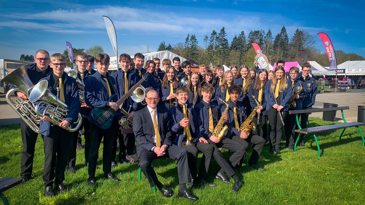 Our wonderful Symphonic Wind Band was in fine form this morning entertaining the huge crowds on the sunny first day of <a href="/HarrogateFlower/">HarrogateFlowerShow</a> They were also included in a live <a href="/BBCYork/">BBC York</a> broadcast #harrogate #harrogateflowershow #windband #concertband