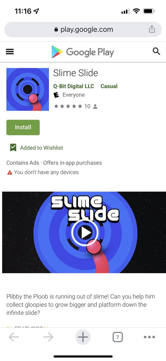 qbitdigital's tweet image. Check out our new mobile game “Slime Slide!”

Available on iOS and Android. Click the link in our bio to download it today!