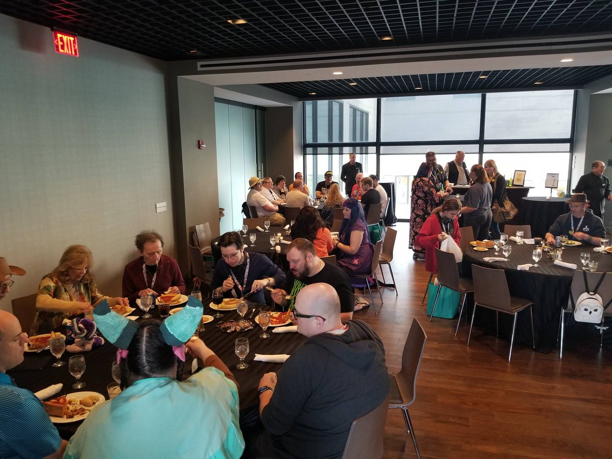 DeeDeeWCPC's tweet photo. I always appreciate a good deep-dish pie, and so do our Sponsors, who got to eat their fill at the #WCPC19 Sponsor Dinner! How many slices of deep dish can you eat in one sitting? π½οΈπ π€€ #ThrowbackThursday
THANK YOU to all of our Sponsors that help make the convention possible! https://t.co/gwb5bqbVVe
