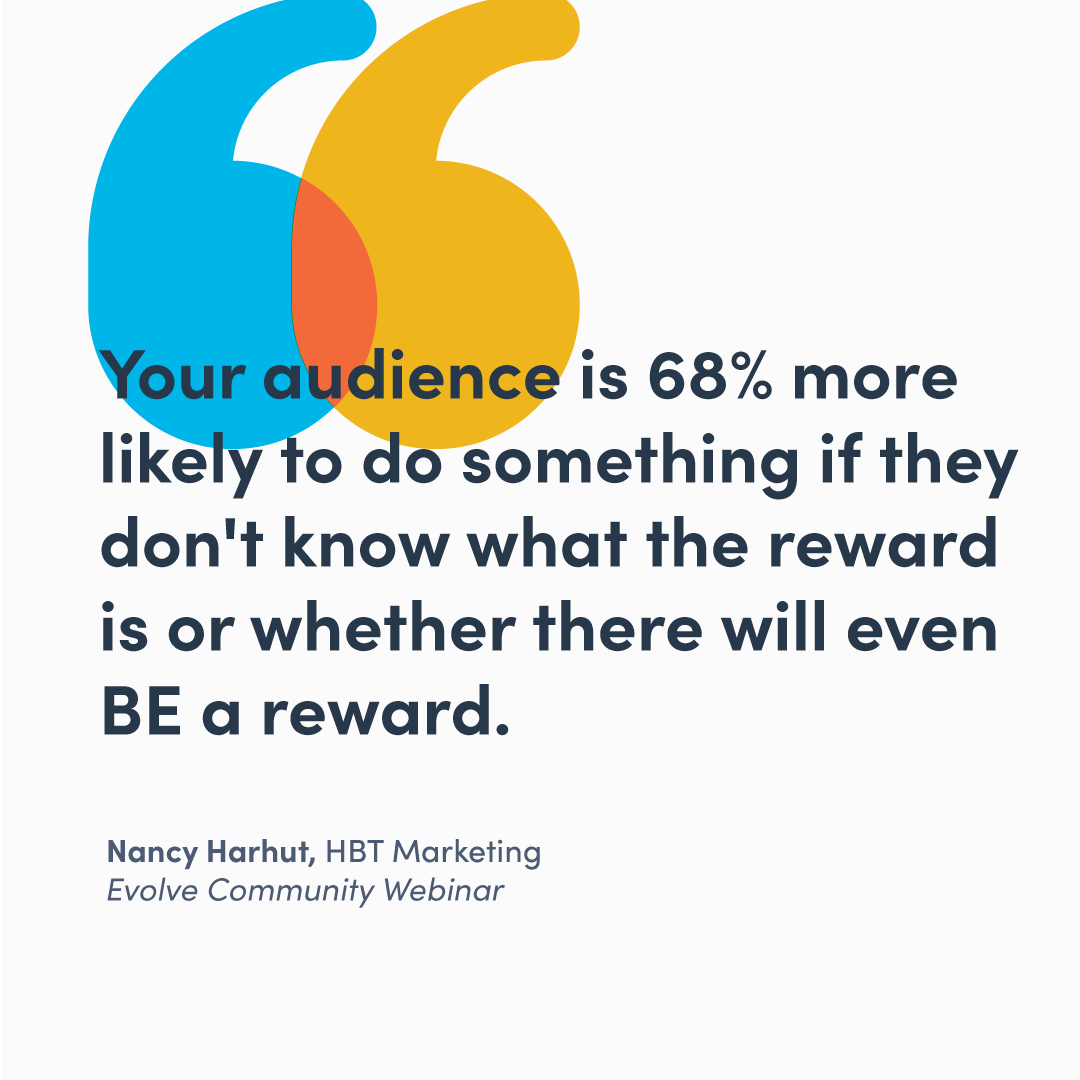 evolve_people's tweet photo. Live from Nancy Harhut's Evolve Community Webinar "10 Customer behaviour triggers you've never heard of" ๐
https://t.co/TSTSoOoFWJ
#EvolveCommunity #EvolveWebinars #EventProfs @nharhut https://t.co/Lxn8hoUu1v