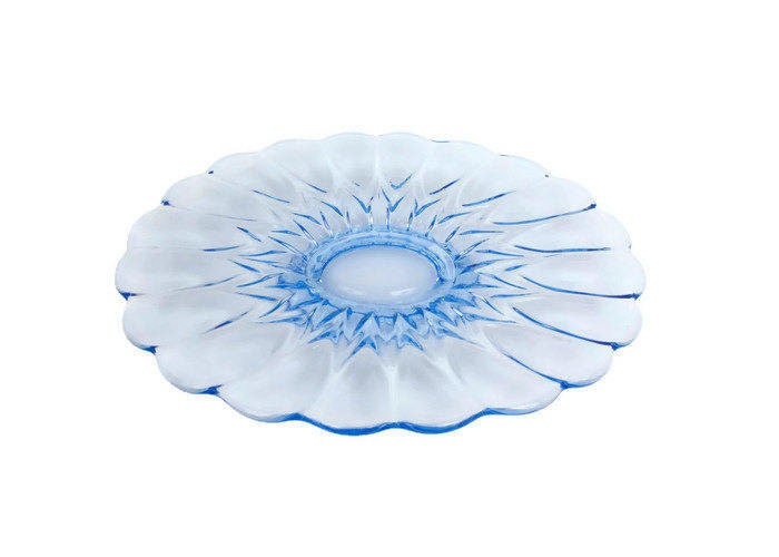 vintagegalleria's tweet photo. Vintage Blue Glass Torte Plate Low Footed Dessert Oval Platter 14 Inch Cake Plate Ribbed Starburst Scalloped Edge Elegant https://t.co/m3zzekeQd2 SHOP LINK IN BIO #blueglasstorteplate #bluecakeplate #lowfootedplatter #dessertplatter #starburst #ovalplatter #14inchplate https://t.co/KwJOnlOQ9u