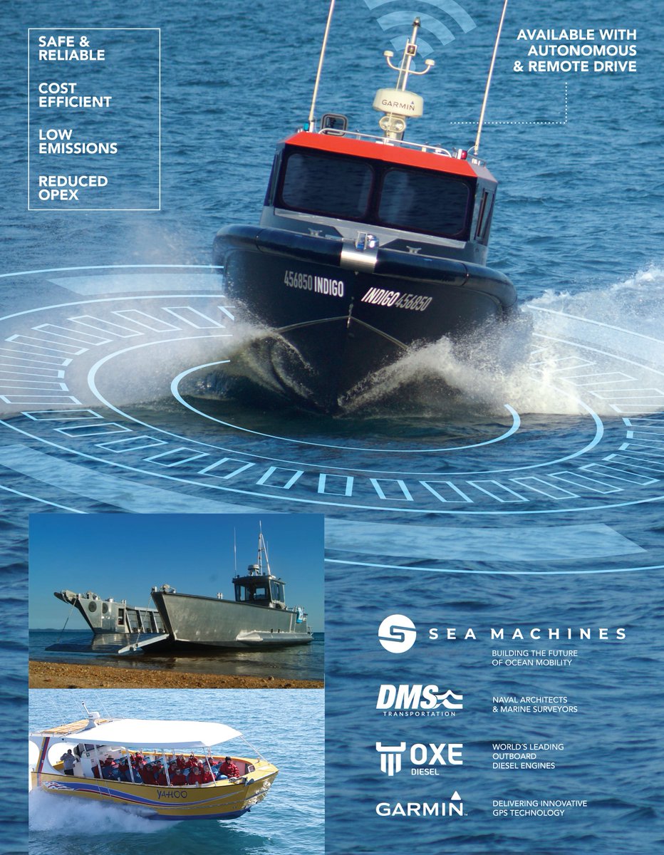 btb_marine's tweet photo. We're all set to debut the autonomous operation of our award-winning #workboats at the @IndoPacExpo in Sydney in May, piloting our #ultralongrange workboat "INDIGO" around the waters of Hervey Bay by remote control from our stand in the #ICC #Sydney. @DefenceJobsQld #IndoPacific https://t.co/TR8MDMlesR