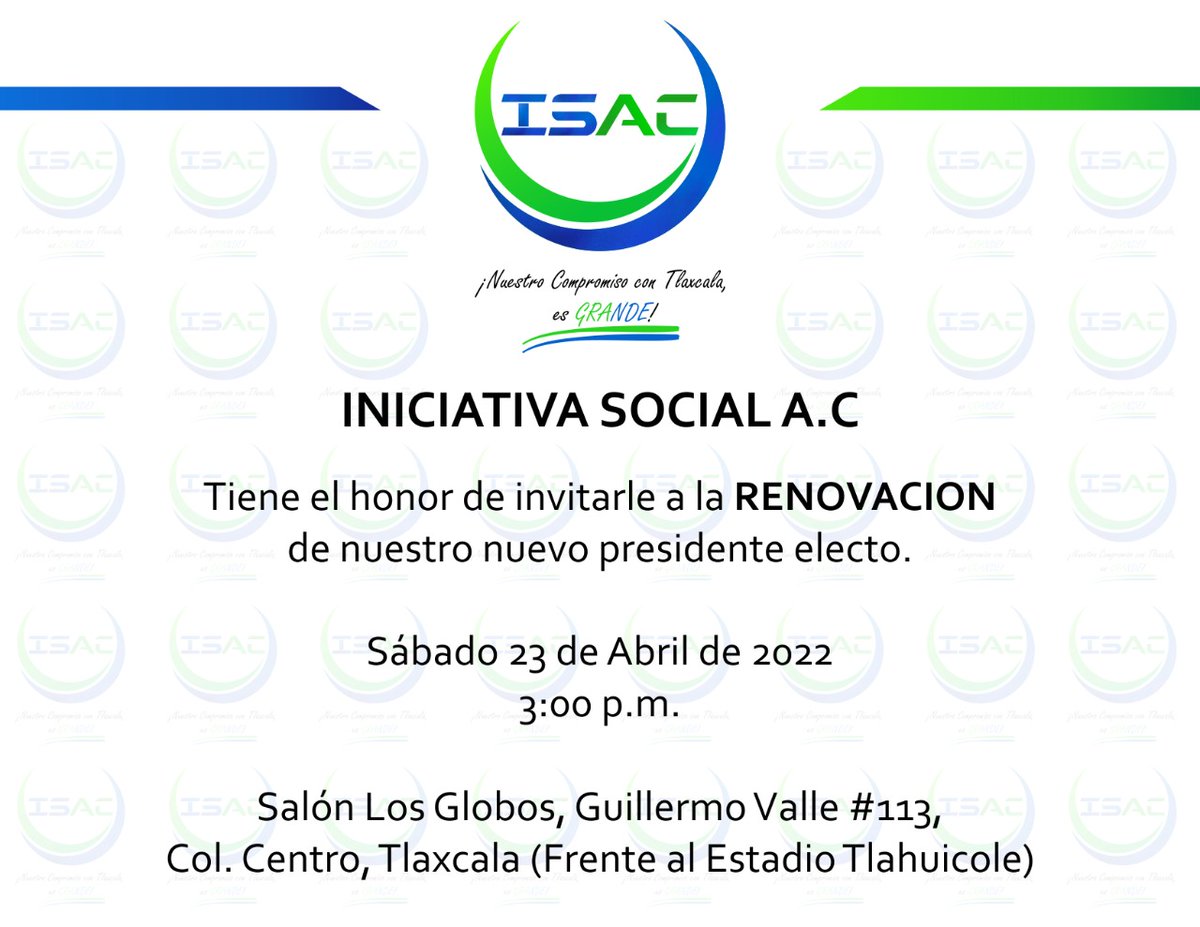 O44Danny's tweet photo. Nos vemos este sábado. 
Orgullosamente #ISAC https://t.co/WP2Gb8EVJF