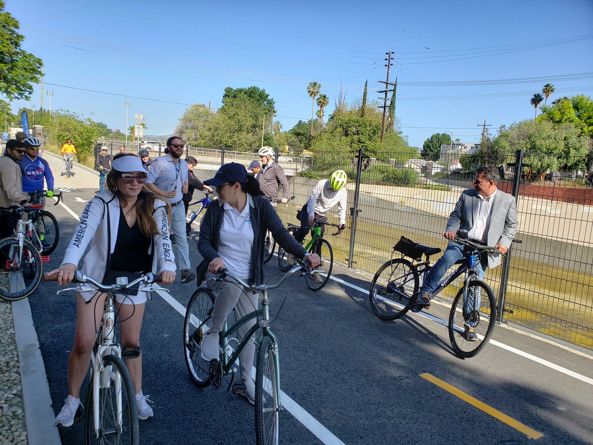 StreetsLA (@bsslosangeles) on Twitter photo Proud to join <a href="/BobBlumenfield/">Bob Blumenfield</a> <a href="/LADOTofficial/">LADOT</a> <a href="/MayorOfLA/">Mayor Karen Bass</a> opening the new Headwaters section of the LA River Bike Path project. It’s is a great example of a project that reimagines street design & includes elements that address climate change and is a wonderful collaborative effort Proud to join <a href="/BobBlumenfield/">Bob Blumenfield</a> <a href="/LADOTofficial/">LADOT</a> <a href="/MayorOfLA/">Mayor Karen Bass</a> opening the new Headwaters section of the LA River Bike Path project. It’s is a great example of a project that reimagines street design & includes elements that address climate change and is a wonderful collaborative effort