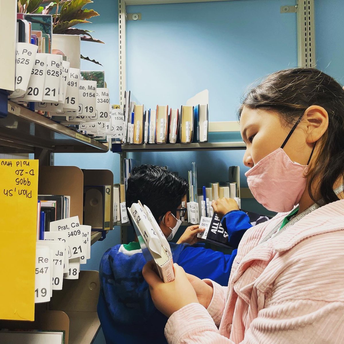 We are thrilled to welcome back the World of Work students to the library! Today’s visitors from Greenbrier School helped out behind the scenes and learned more about all the different jobs available at the library. <a href="/GreenbrierGator/">Greenbrier Gator</a> <a href="/ahml/">ahml</a> <a href="/ahsd25/">ArlingtonHeightsSD25</a>