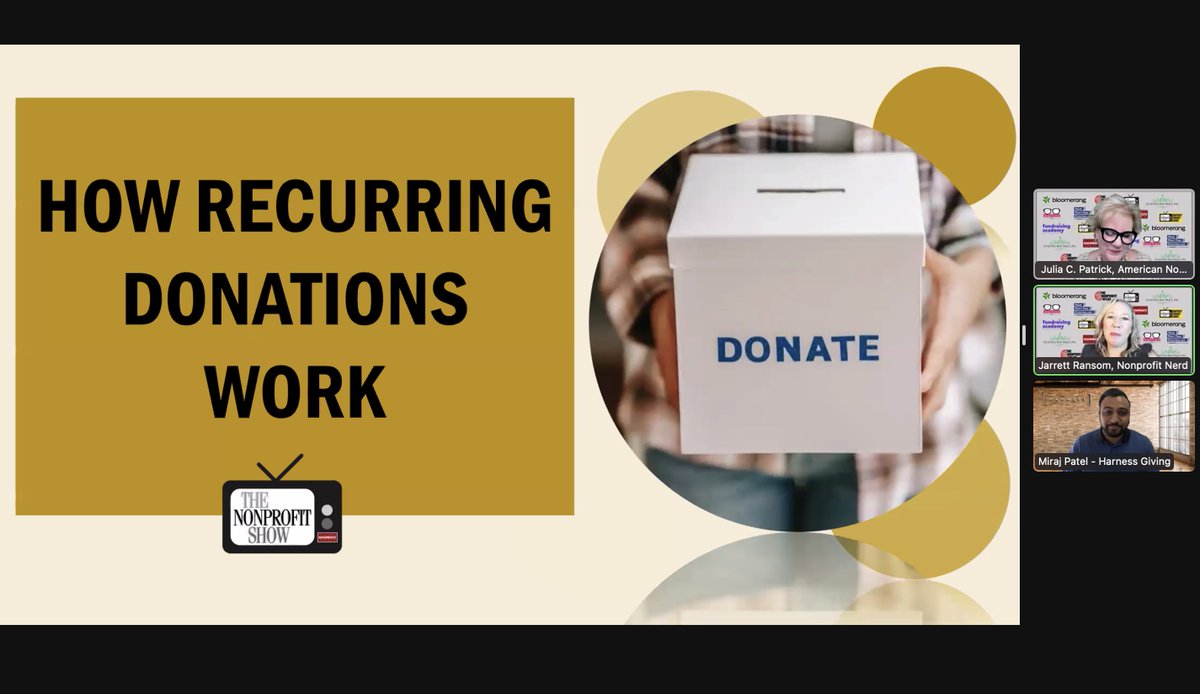 harness_giving's tweet photo. "So to really understanding recurring giving you have to understand the problem that it solves." - Miraj Patel CEO of @harness_giving &amp; @Nonprofit_Show 

Happening right now! Join us here: https://t.co/MYVLjOMU2w

#stewardship #recurringgiving #subscriptioneconomy #nonprofits https://t.co/qkOXovCa4C