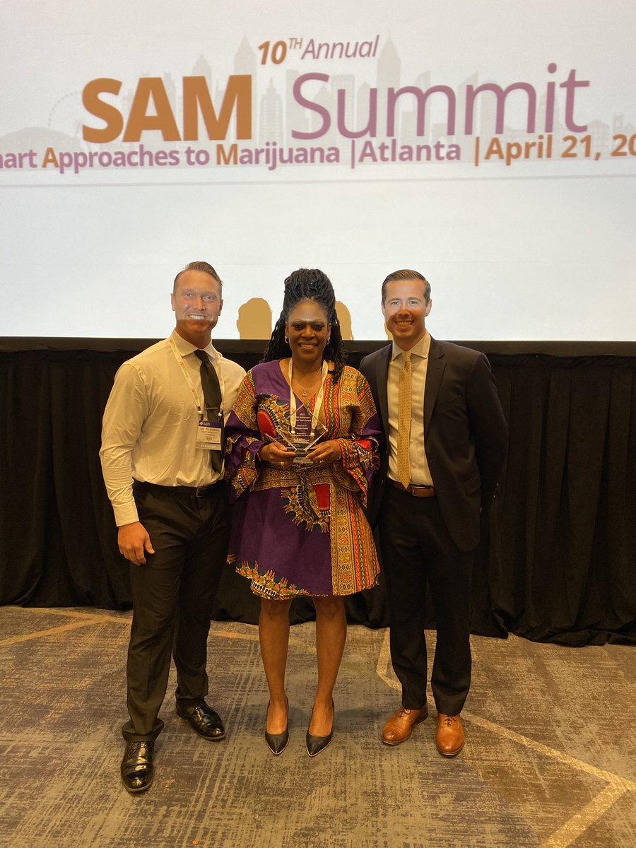 learnaboutsam's tweet photo. We are incredibly excited to award Teresa Haley, President of @NaacpIllinois and NAACP Activist of the Year, our SAM Advocate of the Year Award!

Our kids are hurting.Plant the seed, say no to weed… marijuana is a bad thing… it destroys lives.” https://t.co/46SBPNJtCY