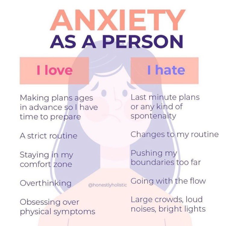 PaperBagMaskCo's tweet photo. Recognizing your anxious peers and their tendencies is important for fostering a safe space for them to thrive. Many people have what’s called “high-functioning anxiety,” meaning it won’t cripple their daily activity at the surface level, but there is a latent stress happening. https://t.co/8gm06GWutq