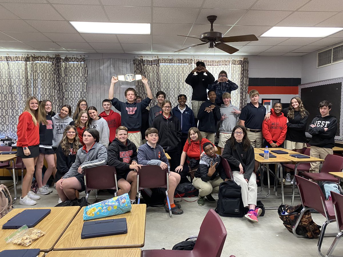 the_mrscarp's tweet photo. #proudteachermoment: I am amazed at the growth this group of students has made this year! They have worked so hard to earn the title of GAME TIME CHAMPS! #PowerStandards #MAAPready #westisbest PS, they might’ve actually tied with @Gilbertwlms 2nd block. https://t.co/BT3P1MV31U