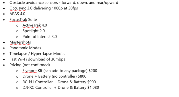 DAYVO_3's tweet photo. I got tired of searching for all the DJI Mini 3 Pro features so I put it all together below.  Enjoy! https://t.co/t2FYwZeCC9