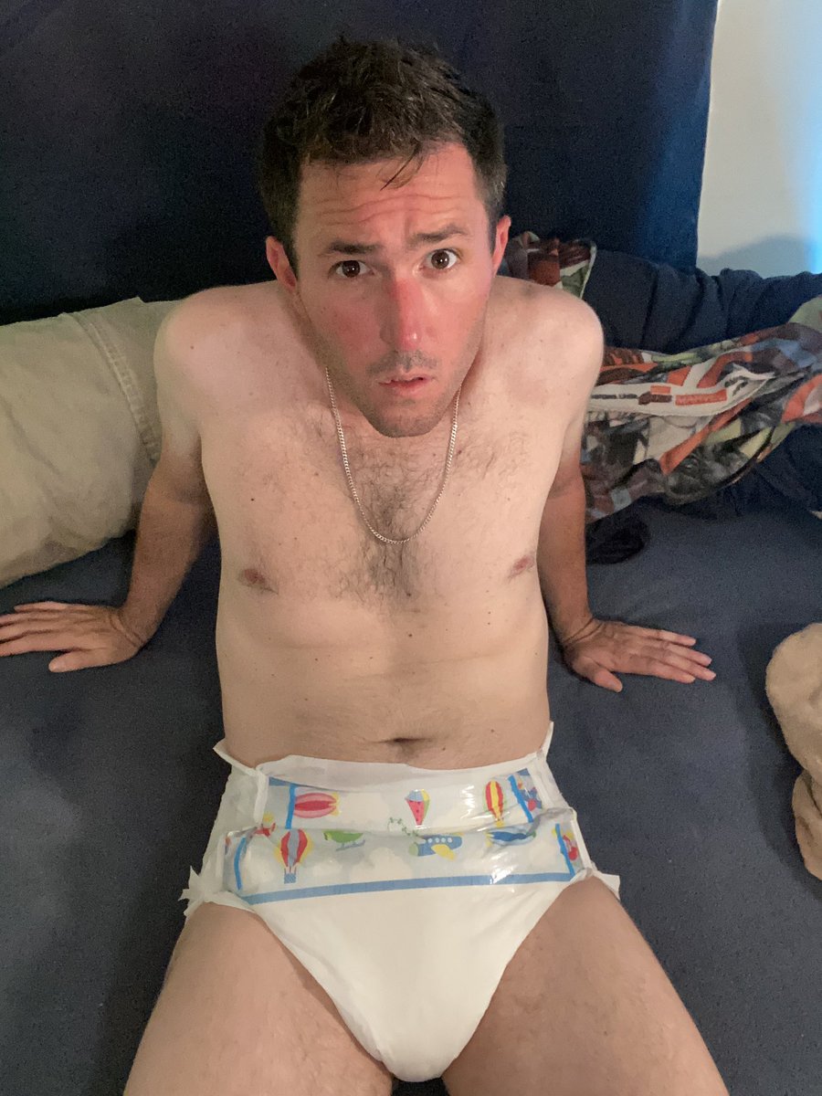TheDiaperDynamo's tweet photo. In this round of “Choose Dynamos Diapers” my patrons decided to make me wear the preschool diaper. It weighed in at 5.6oz dry and I put it on at 7am. Let’s see how they fair. https://t.co/DvZ3kpNNxk