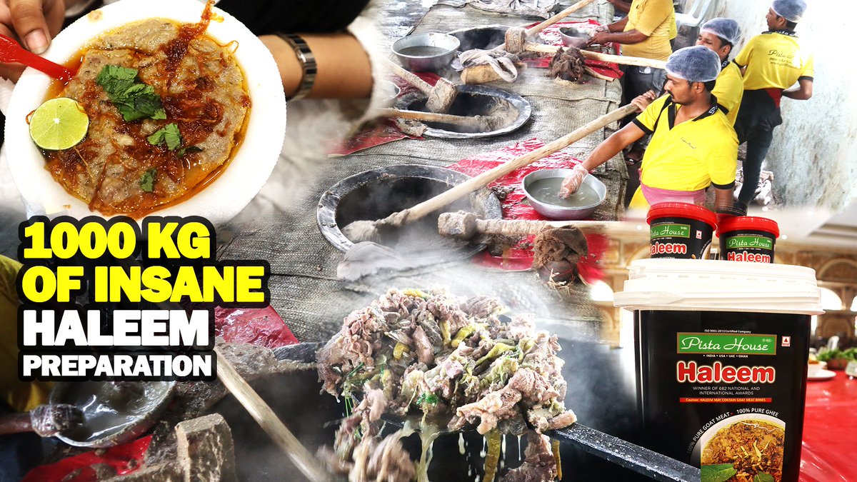 ZCookhouse's tweet image. World Famous Hyderabadi Haleem | Pista House Haleem Making youtu.be/weFc_1Pe0xk via @YouTube 
#hyderabadihaleem #pistahousehaleem #hyderabadimuttonhaleem #besthaleem #besthaleeminhyderabad #ramadanstreetfood #hyderabadramadanfood #hyderabadi #ramadan2022