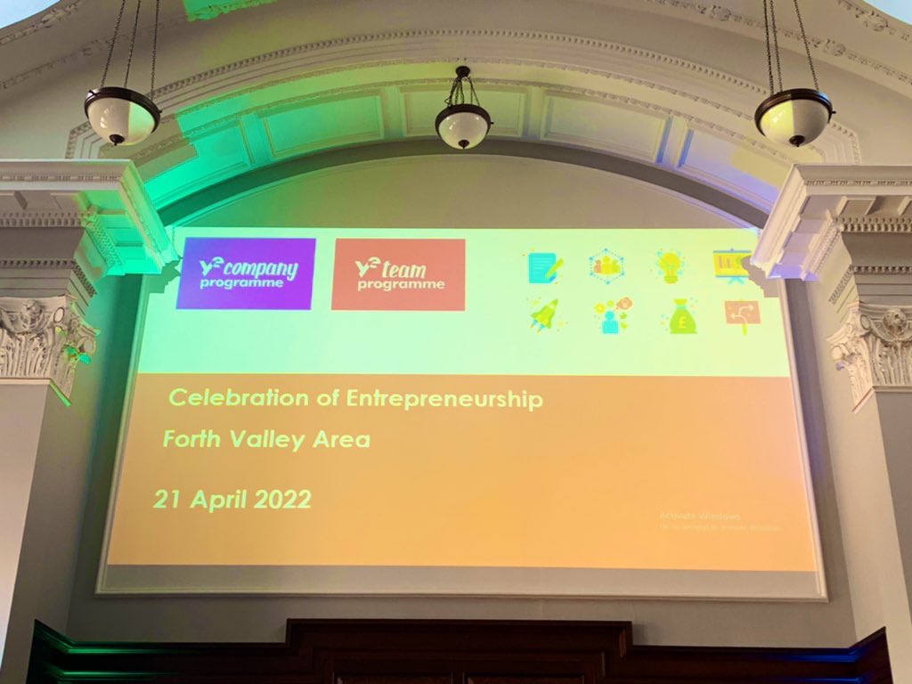 DYW_ForthValley's tweet photo. Delighted to be sponsoring the @YE_ForthValley company & team programme finals. Amazing pupil presentations/company ideas & loved hearing from Alumni about their own experiences and career pathways #Skills #NoWrongPath #Fun Winners being announced soon 😊 #YESFV22 https://t.co/1PM7sDWCjm