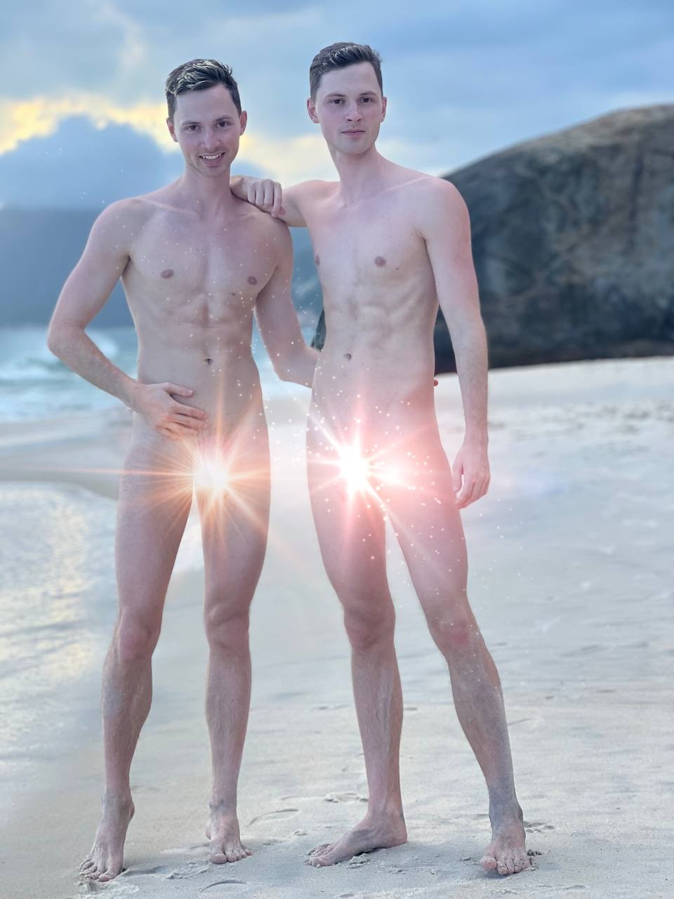 Don’t be shy to show your big stars on the public gay naked beach ??? https://t.co/GOE79DcCy7