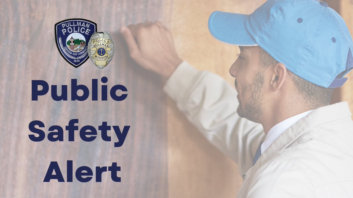 PullmanPolice's tweet photo. By now, many of you have seen social media posts about a suspicious person making visits to local homes. Here's what you need to know: https://t.co/KSqa4ezXTm #MyPD #PublicSafetyAlert https://t.co/RyTjfNwnaw