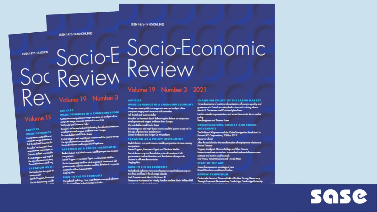 In #SASE_SER, <a href="/NitsanChorev/">Nitsan Chorev</a> examines technology transfer and its impact. 
Focussing on the pharmaceutical sectors in Kenya, Tanzania &amp; Uganda, she identifies a change in the source of pharmaceutical know-how, from the global north to the global south.

doi.org/10.1093/ser/mw…