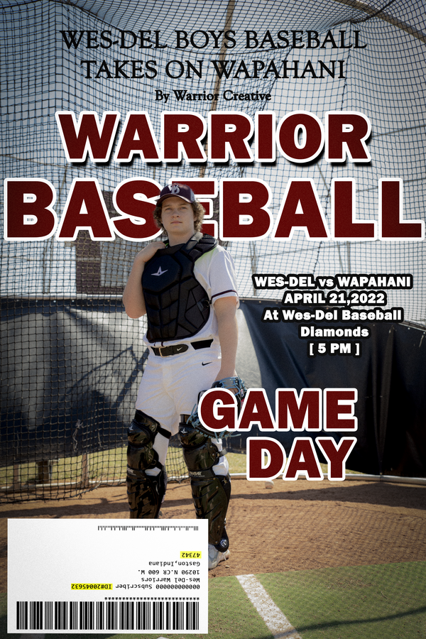 WDAthletics on X: Good luck to the Warrior Baseball Team as they