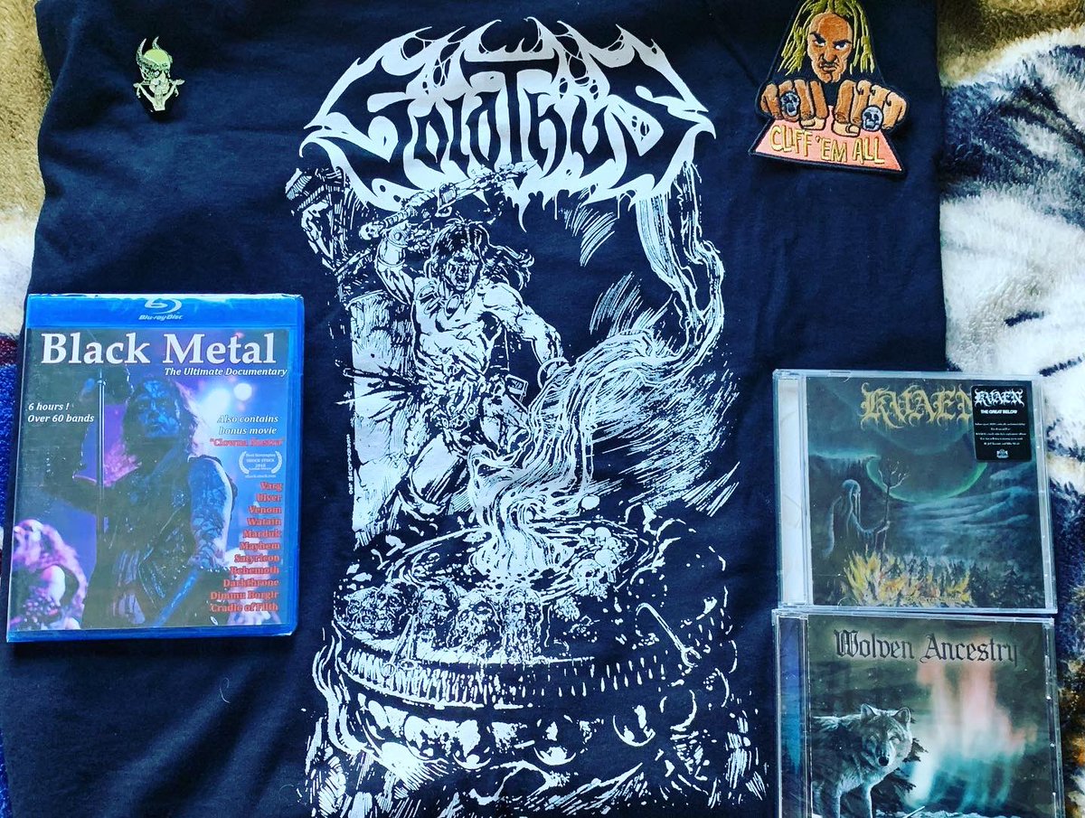 TheOriginalHymn's tweet photo. Big shout out to the @themetalheadbox for these unholy treasures for the month of March!
#blackmetal โ๏ธ #deathmetal โ๏ธ #extrememetal โ๏ธ #wolvenancestry โ๏ธ #metalheads โ๏ธ #cliffburton โ๏ธ #quantum_hack666 โ๏ธ #firstwaveblackmetal โ๏ธ #theoriginalhymn โ๏ธ https://t.co/x63n4IGJz3