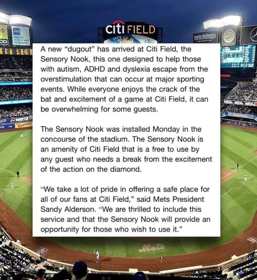 Proud to say I’ve been a Mets fan my whole life💙🧡How can you not love this team?#LGM #inclusion #kindness #acceptance