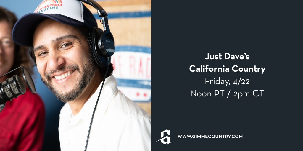 CalCountryShow's tweet image. Proud to be back on @GimmeCountry for a 2nd episode!
@TWaymores &amp;amp; Geoffrey Miller call in, plus music from the acts on @AmericanaWest Music Fest
Friday 4/22 12pm California Time (figure it out, east coast) on the Gimme Country app or gimmecountry.com
#californiacountry