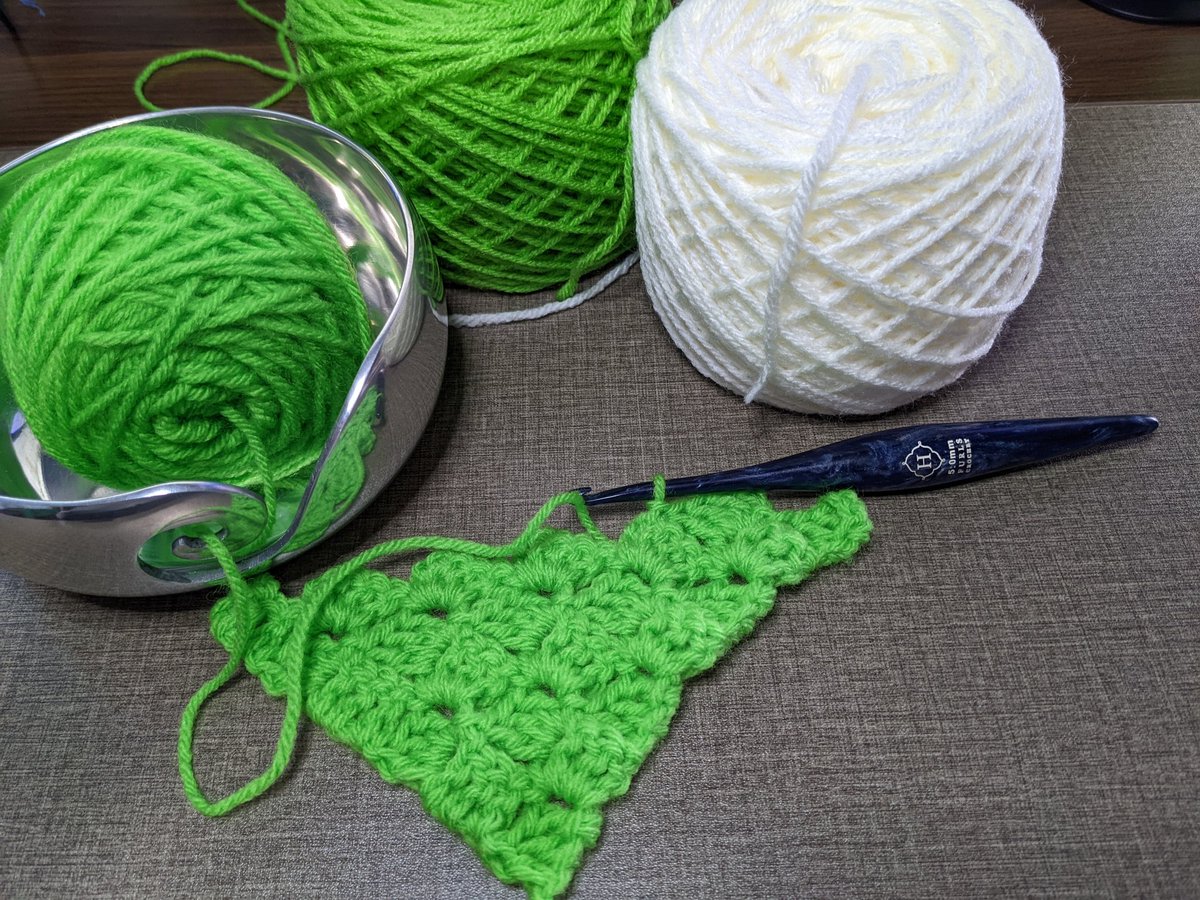 bookmarksical's tweet photo. Working on a C2C #graphgan for our @afspnational fundraiser in May!
Join us on stream in about 10 minutes!
#crochet #C2C #MentalHealthAwareness
#twitchstreamer #mentalhealth
https://t.co/ZqN2UrEMJv https://t.co/CWhAMC2Tla