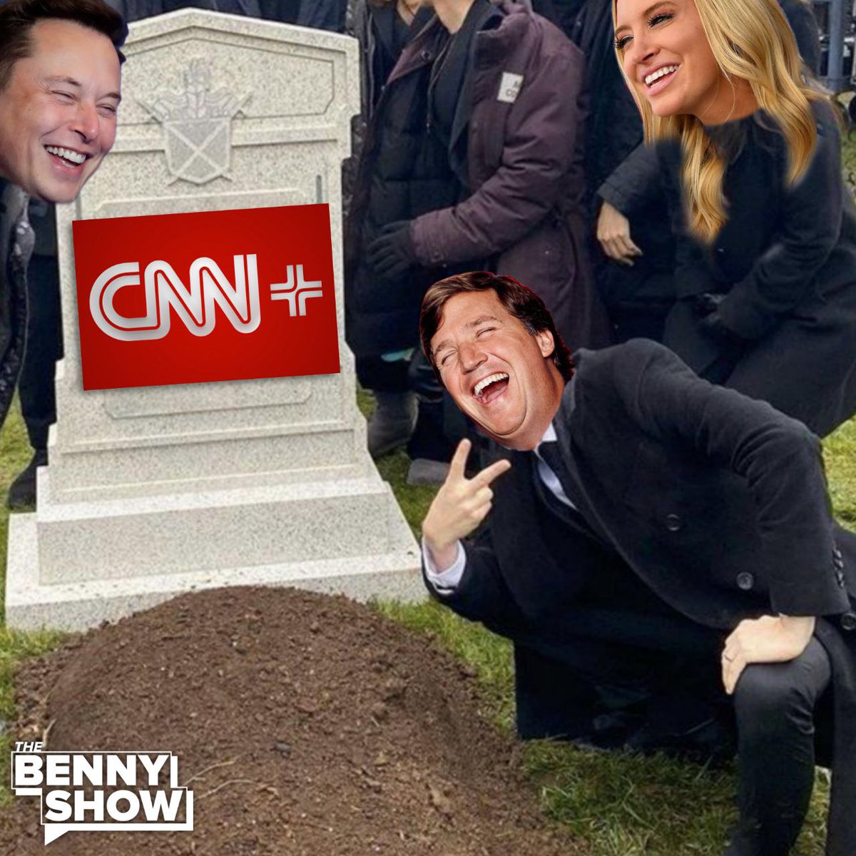 bennyjohnson's tweet photo. RIP CNN+ https://t.co/3dlkrCw2SM