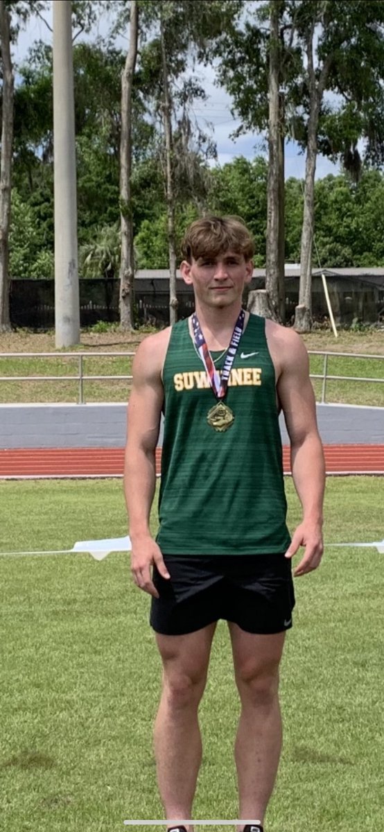 Congrats Garrison Beach Class 2A District 3 Champion 300 meter Hurdles