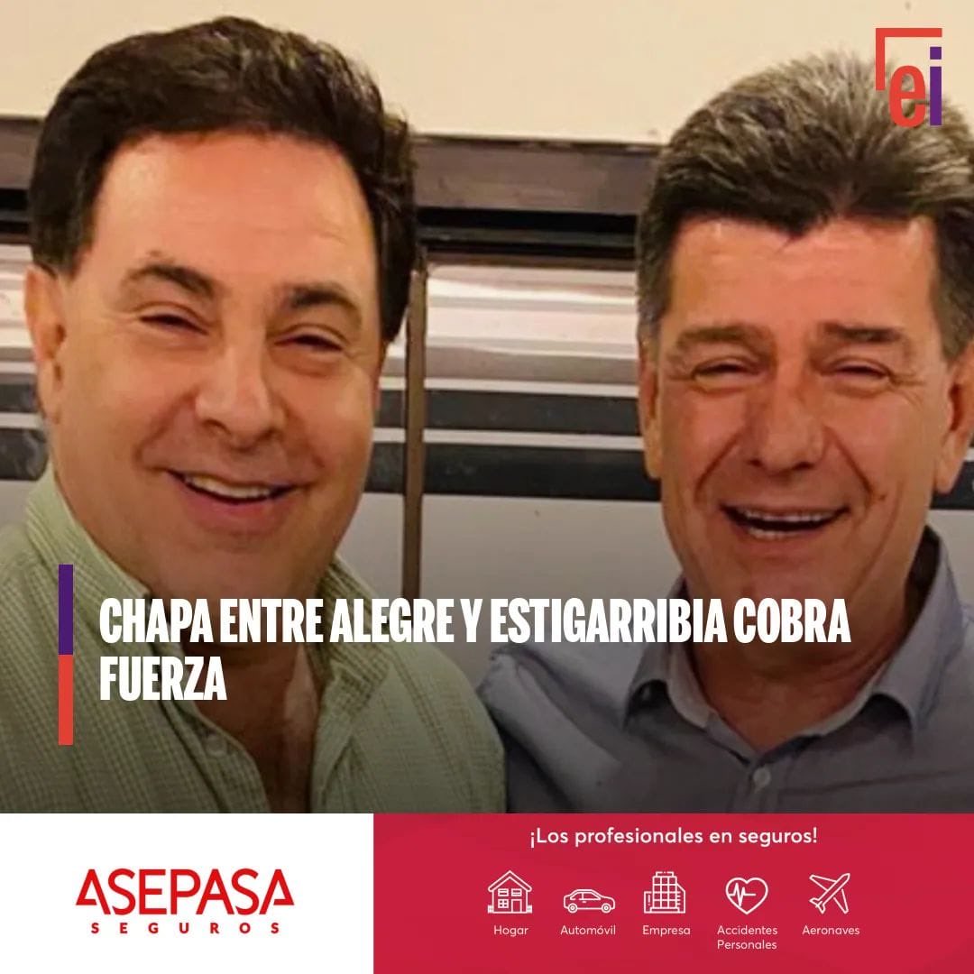 #Concertación

Periódico digital “El Independiente” da por hecho la dupla presidencial Alegre - Estigarribia para competir en las internas de la Concertación.

¿Qué opinión te merece esta dupla?