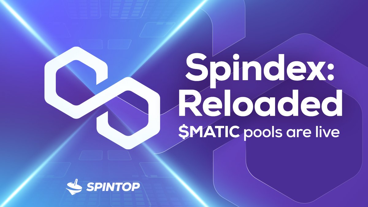 SpintopNetwork's tweet photo. 💚@0xPolygon partnership pools are live with high APRs on #spindex! 📈 📣 

☑️Get $SPIN rewards from $SPIN - $MATIC #Farming pools.🧑‍🌾
☑️Get $SPIN rewards from $SPIN #Staking pools.🏊‍♂️

Don't forget to switch to Polygon Network. 

Start staking now!⬇️
https://t.co/I71R3Xnpq8 https://t.co/lILnIhkhqd
