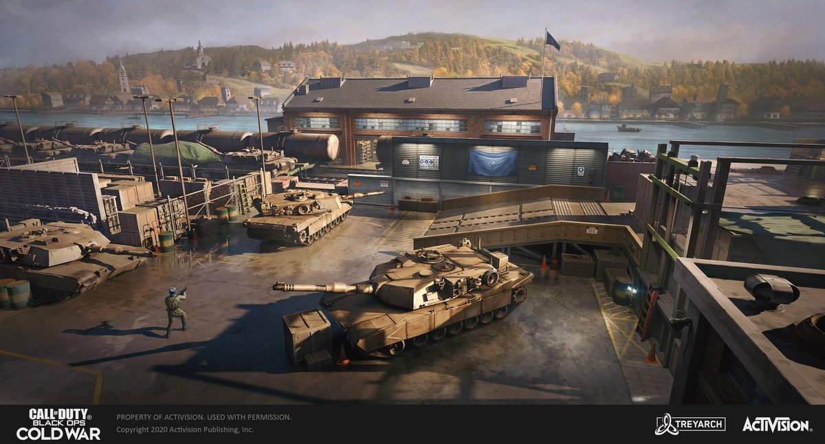 Some more Call of Duty concept art I made for Black Ops - Cold War. This is for the map Garrison ~
#conceptart #Blender3d