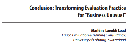 CJPE_RCEP's tweet photo. Marlène Laeubli Loud wraps up the thematic segment of the Fall CJPE issue on Transforming Evaluation Practice for “Business Unusual”
https://t.co/iurKDi6GuR #evalf #EvalTwitter https://t.co/OGo8v3IwNy