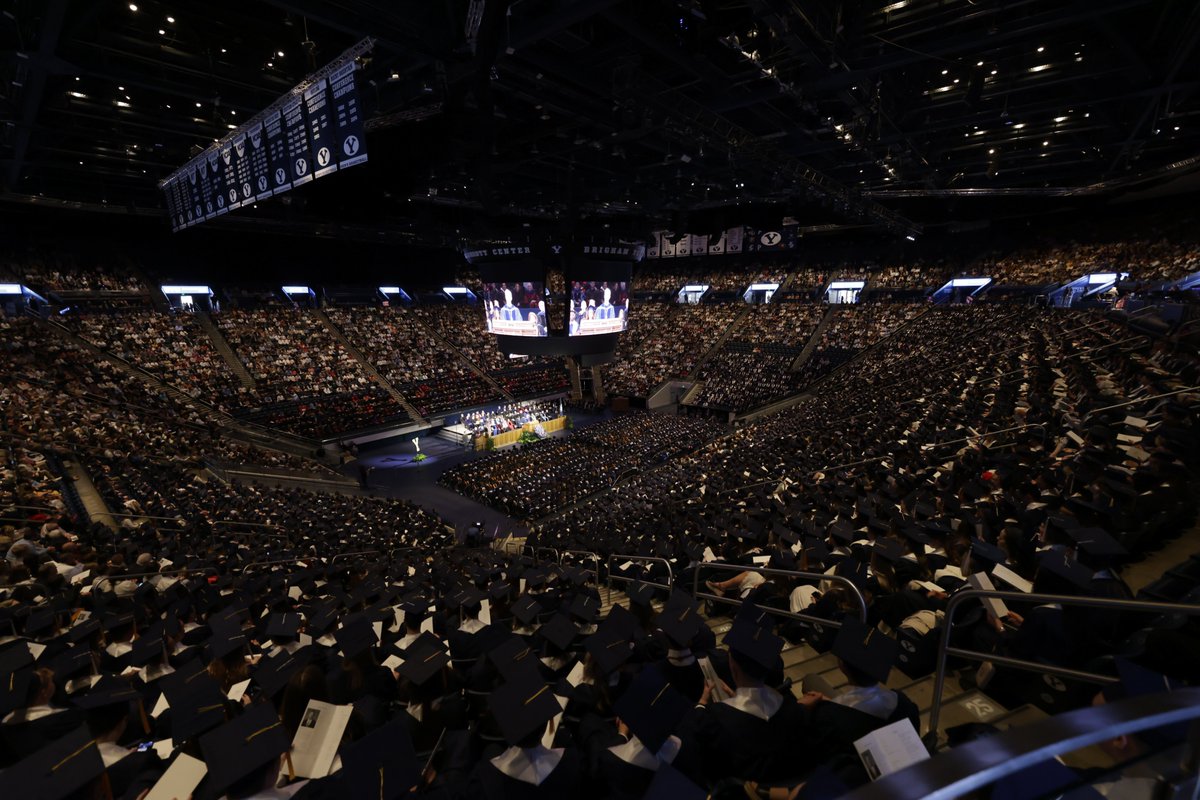 BYU's tweet photo. "You will have little control over wars or conflicts, over pandemics or personal illness, over inflation or recessions, or even over how you will be treated by a boss or coworker. But you can control whether you respond to such events with faith or with fear." https://t.co/TdvlTSiuwi