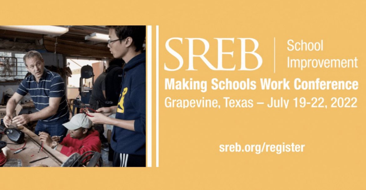 It’s not too late! Registration is still open for the #SREB Making Schools Work Conference in Grapevine, TX sreb.org/register Great use of your remaining HSTW grant $!