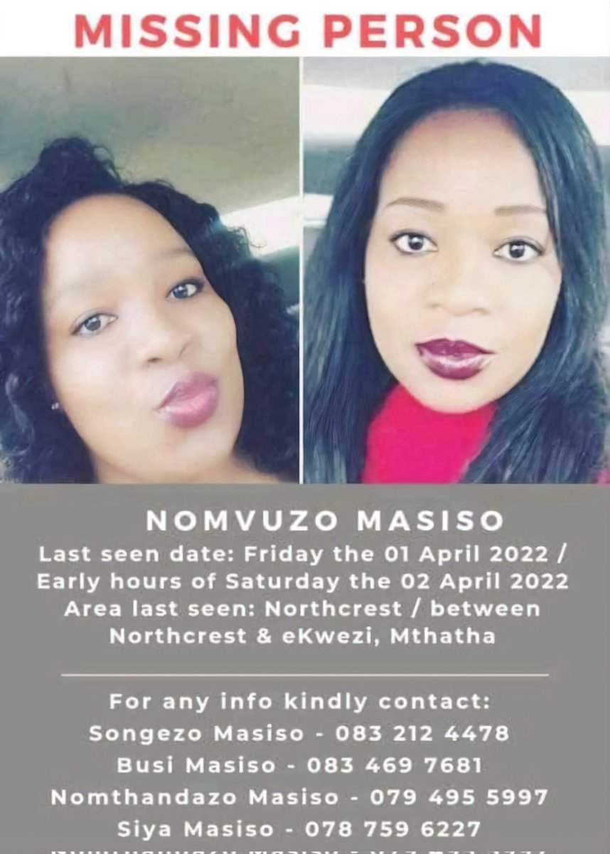 Cindynovar's tweet image. Today marks 21 days since she disappeared,we have had no leads, no information,no updates and no news about what is done to find her.We won't lose hope Please help us find Vhuvhu MaDlamini Masiso who was last seen with her boyfriend. #BhekiCele #EFF #FikileMbalula #Saps  #StopGBV