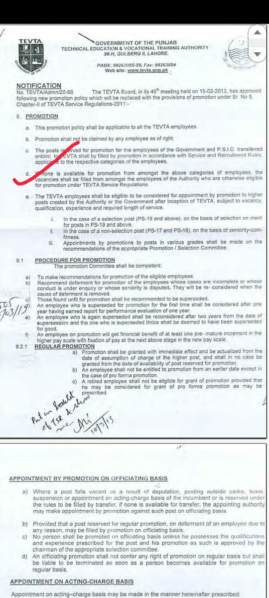 KashShahbaz's tweet photo. @punjab_tevta @Muhamma29670064 @AliSalmanPTI @atifnaeemrana @lahoreqalandars According to clause D we have the right on the Civil Servant seats of BS18 as there is no body left to be promoted in BS18 among Civil Servants in RS. The case is pending with DGHR for approval. The case may kindly be expedited for urgent relief to the sufferers.@AliSalmanPTI https://t.co/sU0zzwhCJX